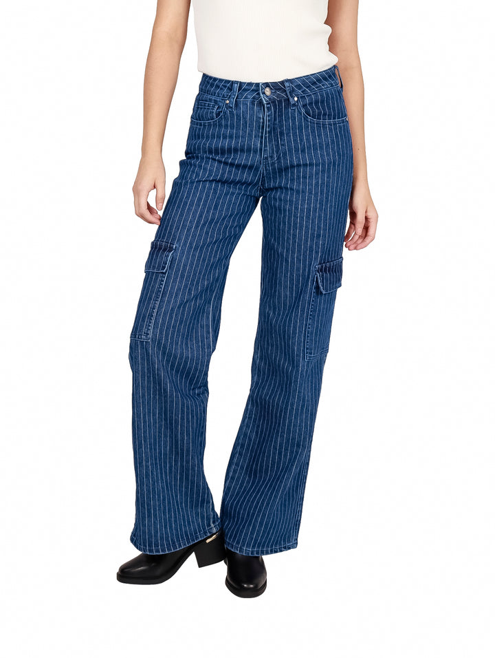 Pantalones KOSCH Corte Recto Azul para Mujer
