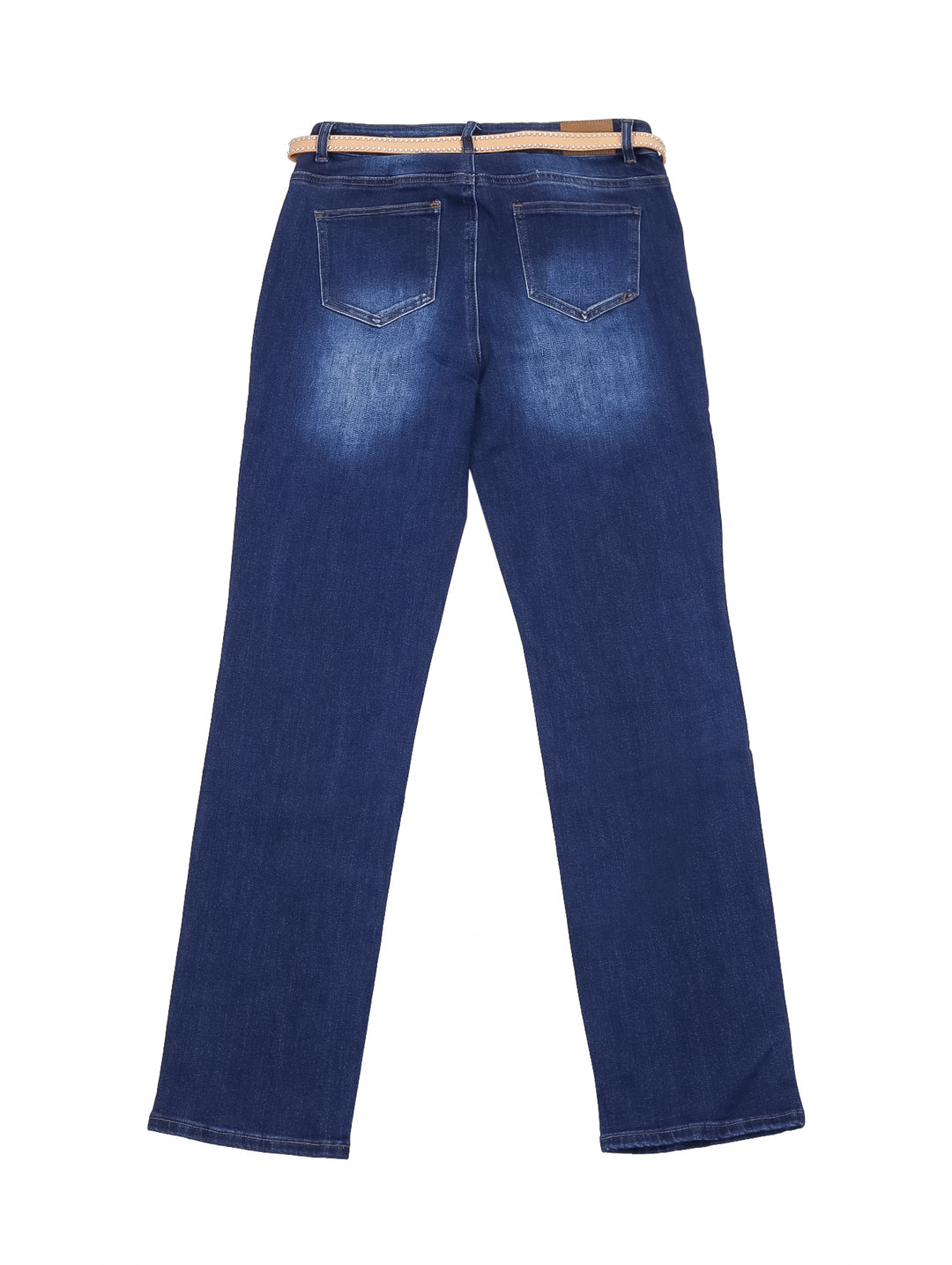 Jeans Max Denim Skinny Color Stone Obscuro para Mujer
