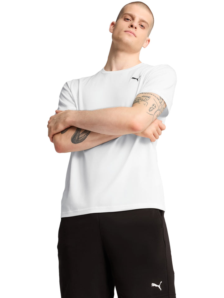 Playera PUMA Essential Solid Cat Blanco para Hombre