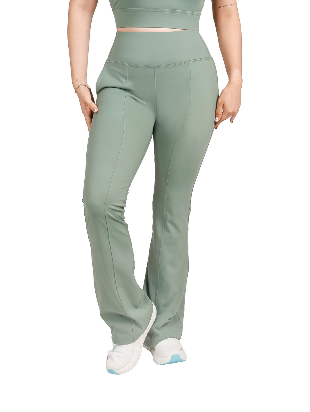 Leggings Acampanados Atok Performance Verde para Mujer