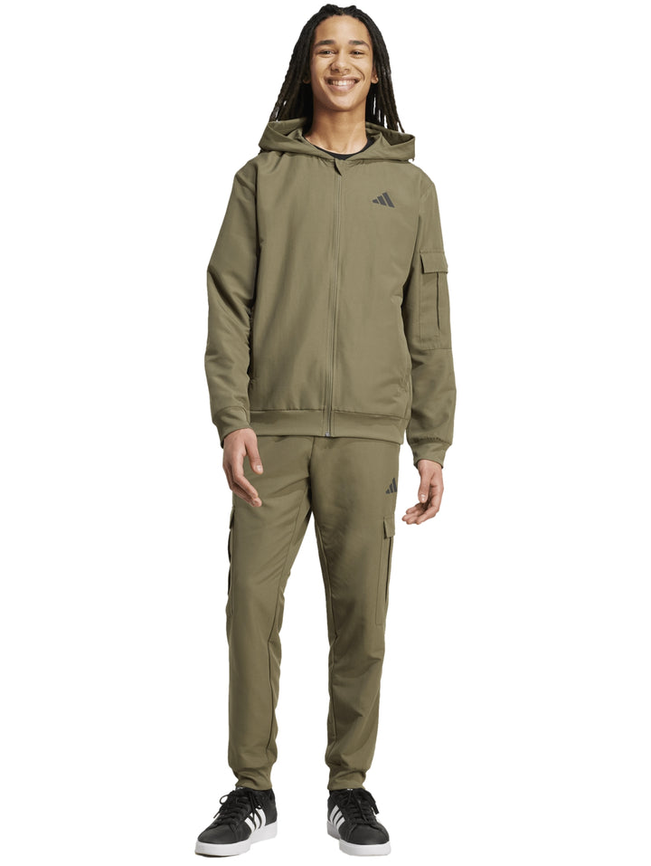 Conjunto Adidas Cargo Tracksuit Olive Strata para Hombre