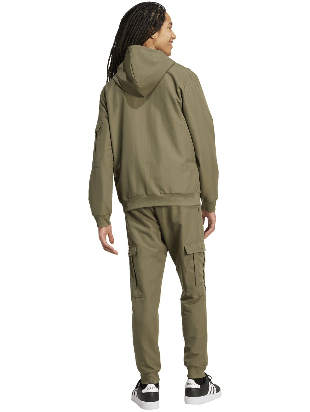 Conjunto Adidas Cargo Tracksuit Olive Strata para Hombre