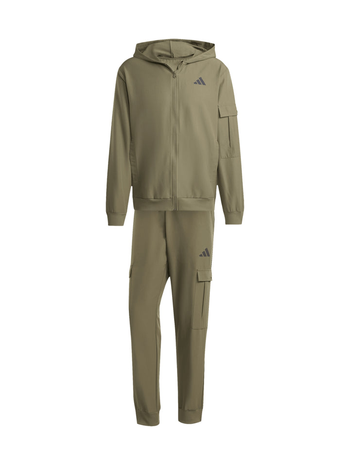 Conjunto Adidas Cargo Tracksuit Olive Strata para Hombre