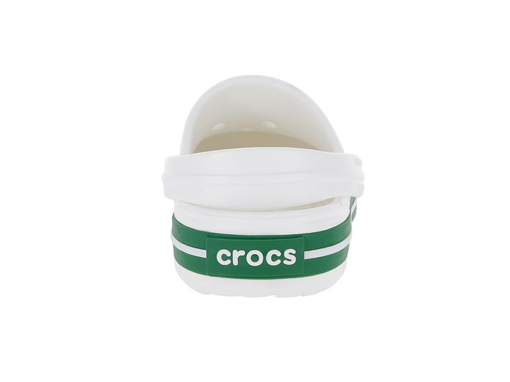 Sandalias Crocs Crocband Blanco y Verde para Niño