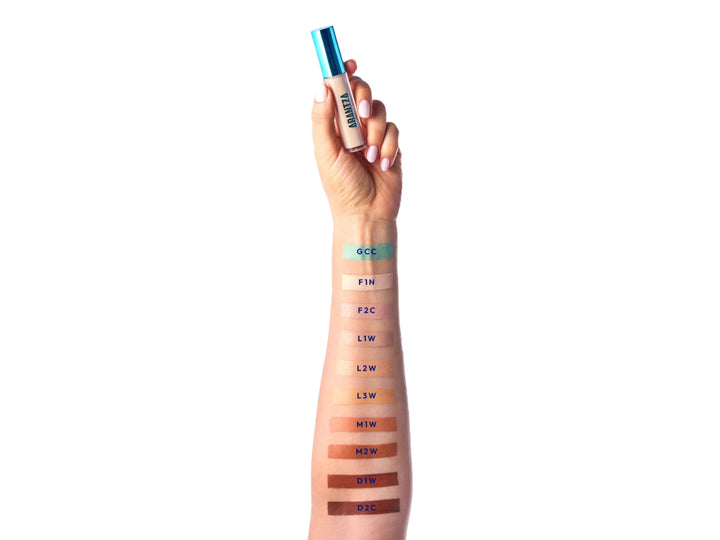 Corrector Líquido Arantza Cosmetics Green CC para Mujer