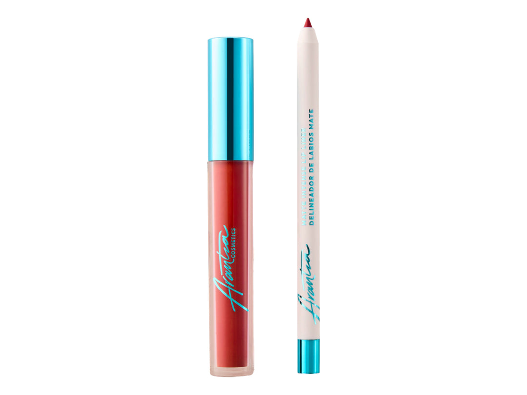 Combo Labial Mate Intense Arantza Cosmetics Spicy Cinnamon para Mujer