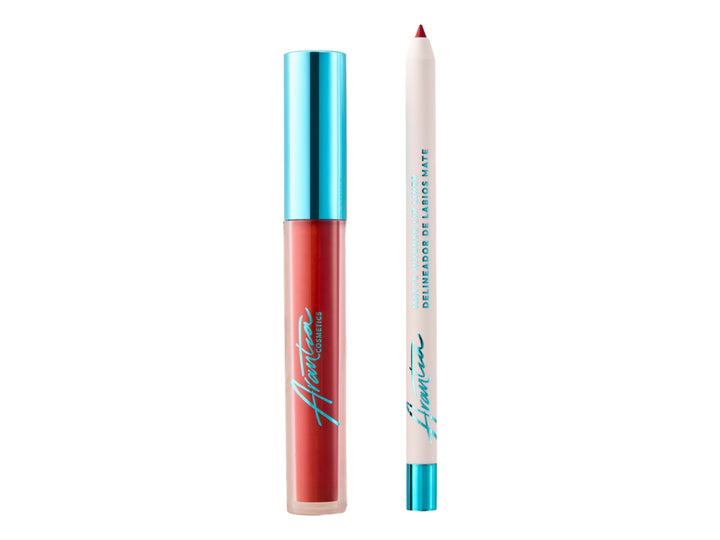 Combo Labial Mate Intense Arantza Cosmetics Spicy Cinnamon para Mujer