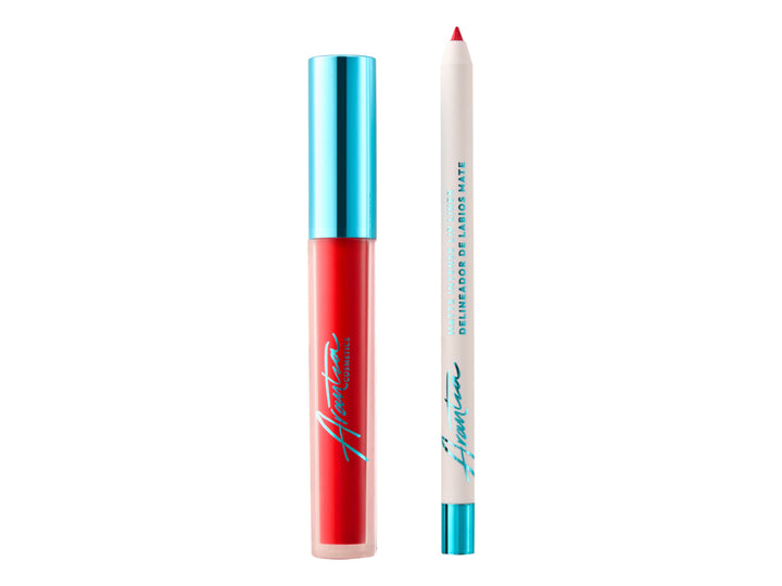 Combo de Labios Matte Intense Arantza Cosmetics Fire Sand