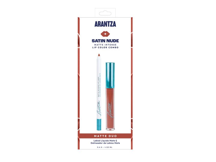 Combo de Labios Arantza Cosmetics Satin Nude para Mujer
