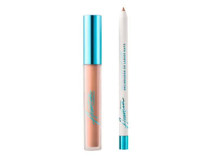 Combo de Labios Matte Intense Velvet Caramel Arantza Cosmetics para Mujer
