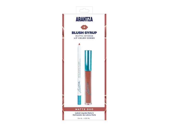 Set de Labios Arantza Cosmetics Blush Syrup para Mujer