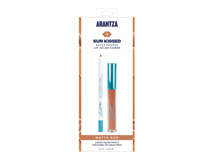 Combo de Labios Mate Intenso Arantza Cosmetics Sun Kissed