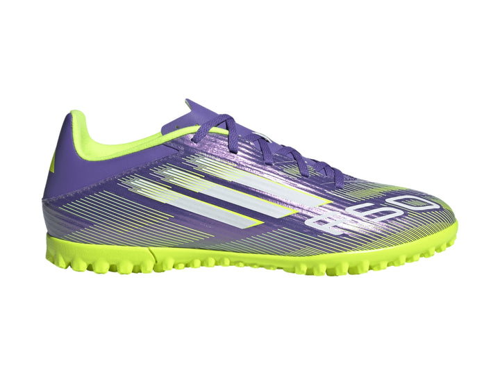Tenis de Fútbol Adidas F50 Club TF Morado para Niño