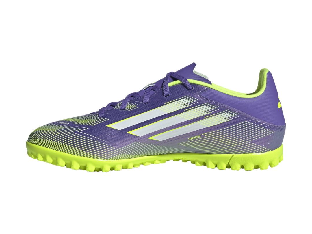 Tenis de Fútbol Adidas F50 Club TF Morado para Niño
