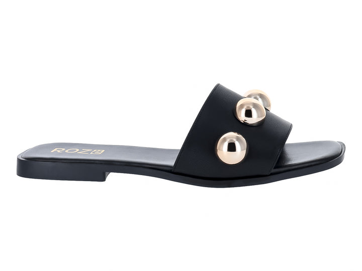 Sandalias ROZE Negro para Mujer