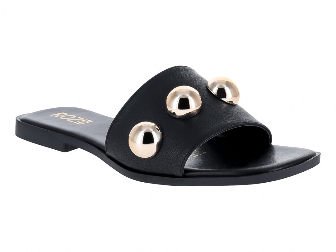 Sandalias ROZE Negro para Mujer