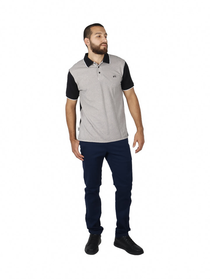 Playera Polo NYD Jeans Negro Hombre