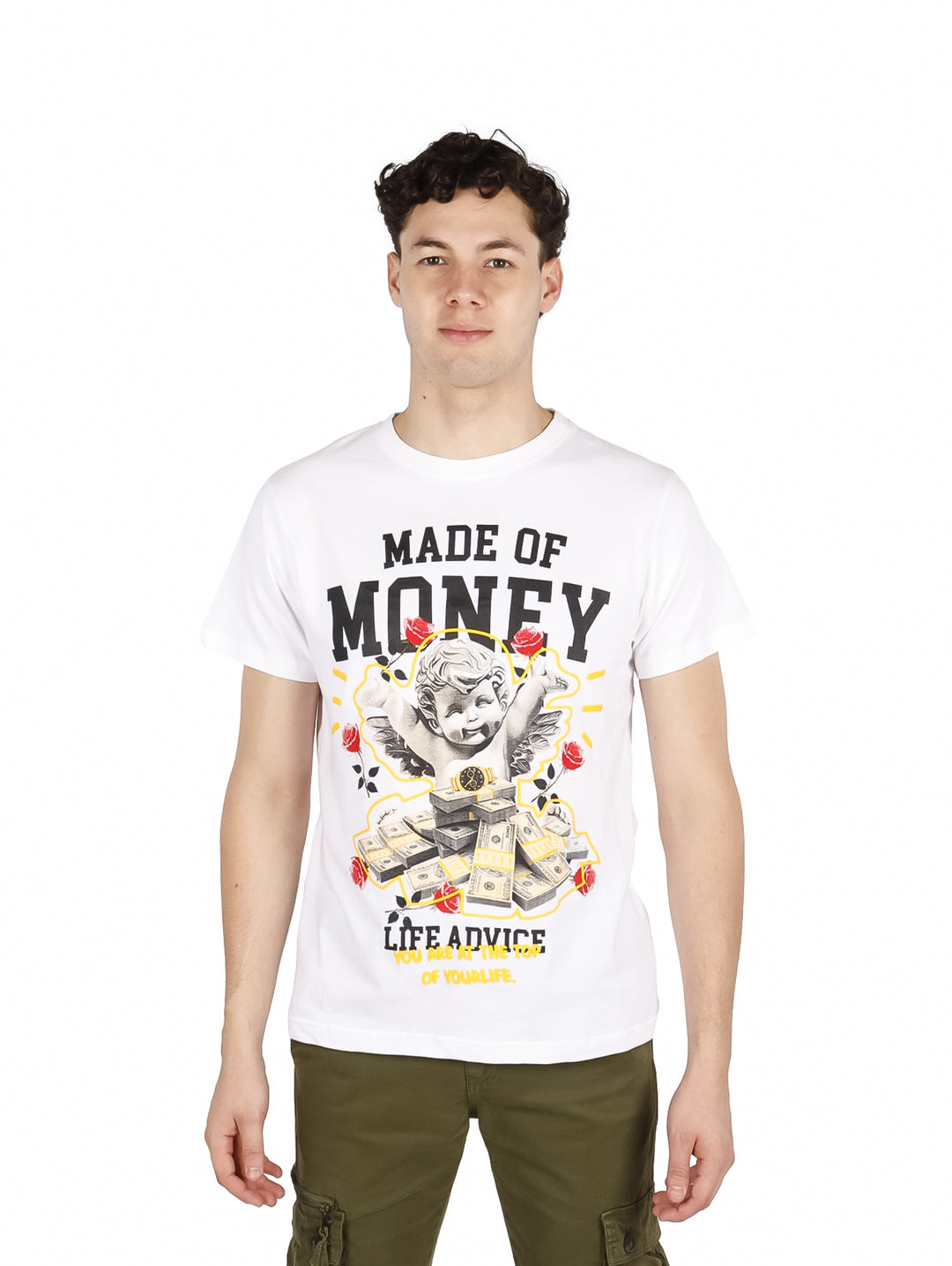 Playera YAKUZA Blanca para Hombre
