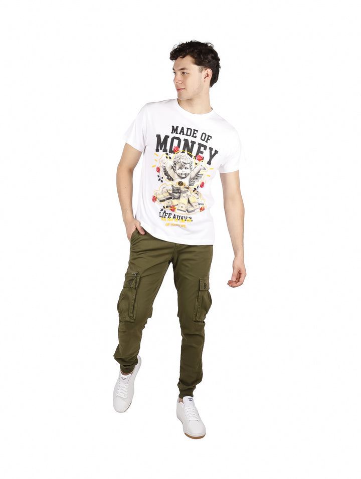 Playera YAKUZA Blanca para Hombre