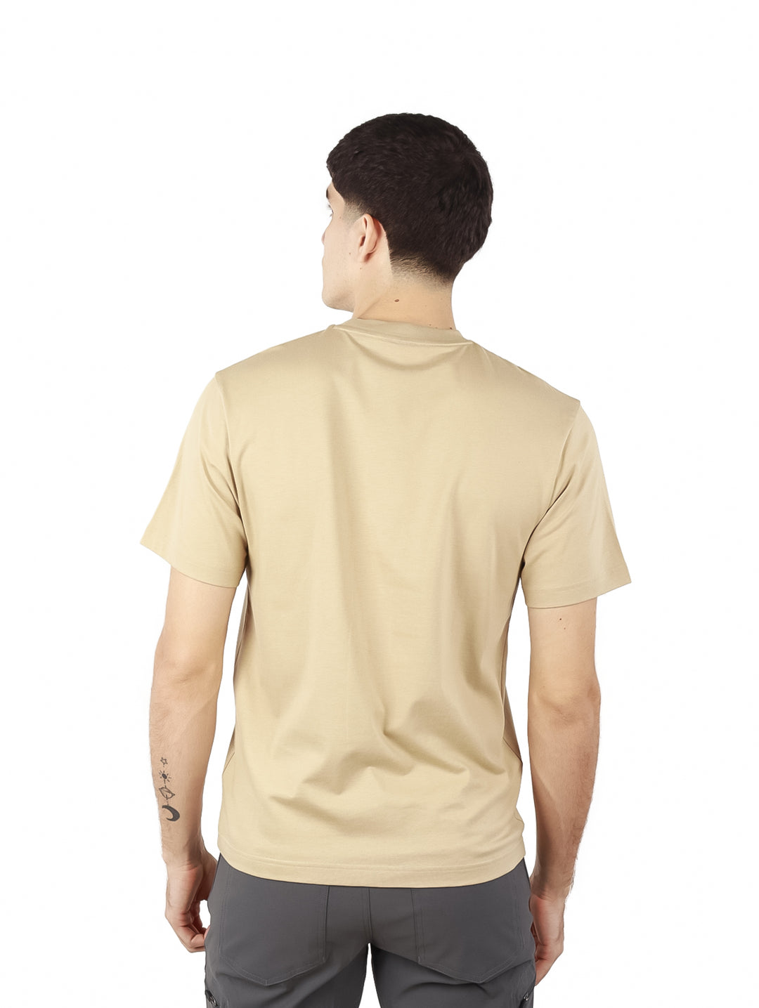 Playera Lacoste Beige para Hombre