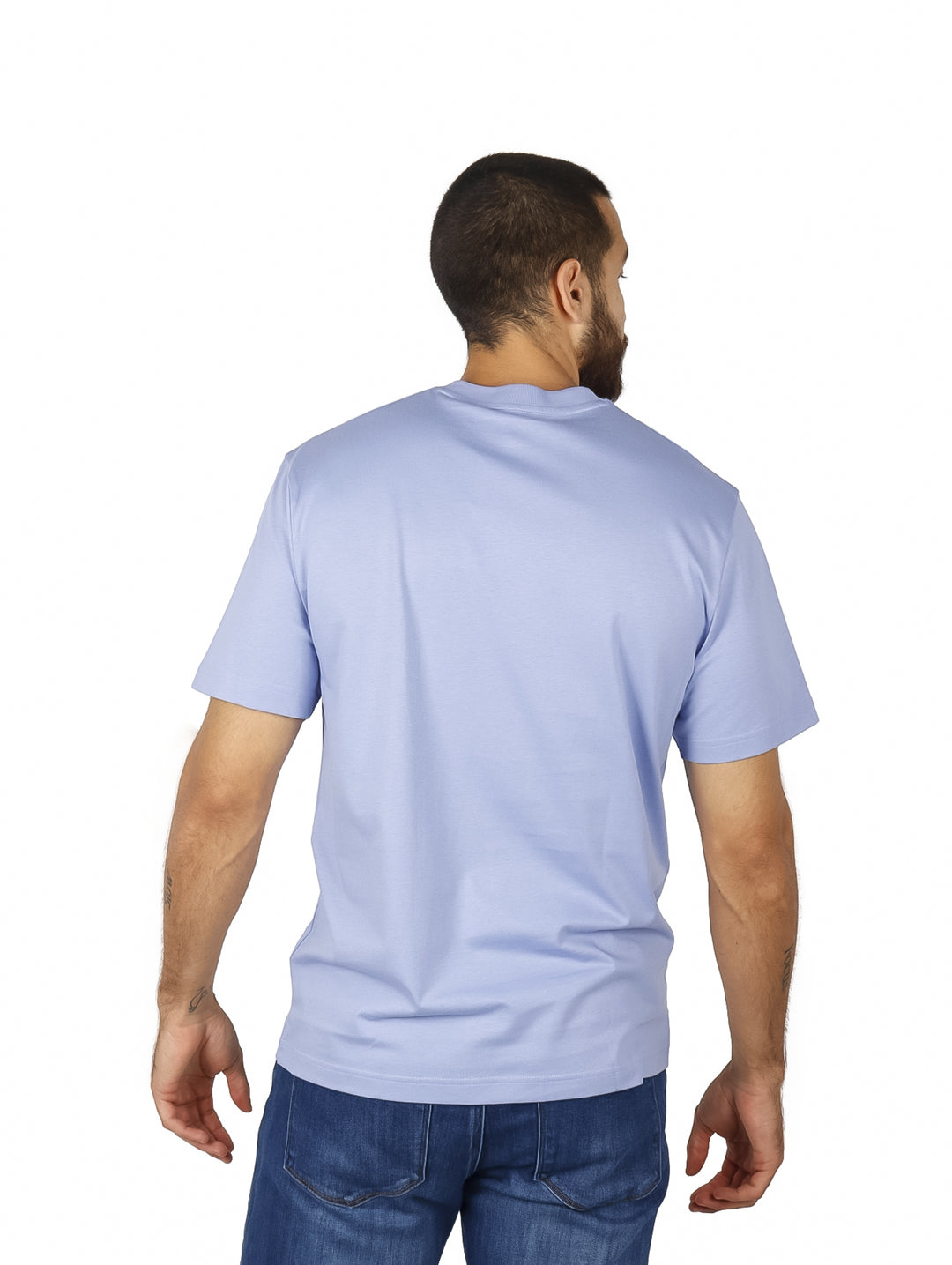 Playera Lacoste Azul Delphinum para Hombre