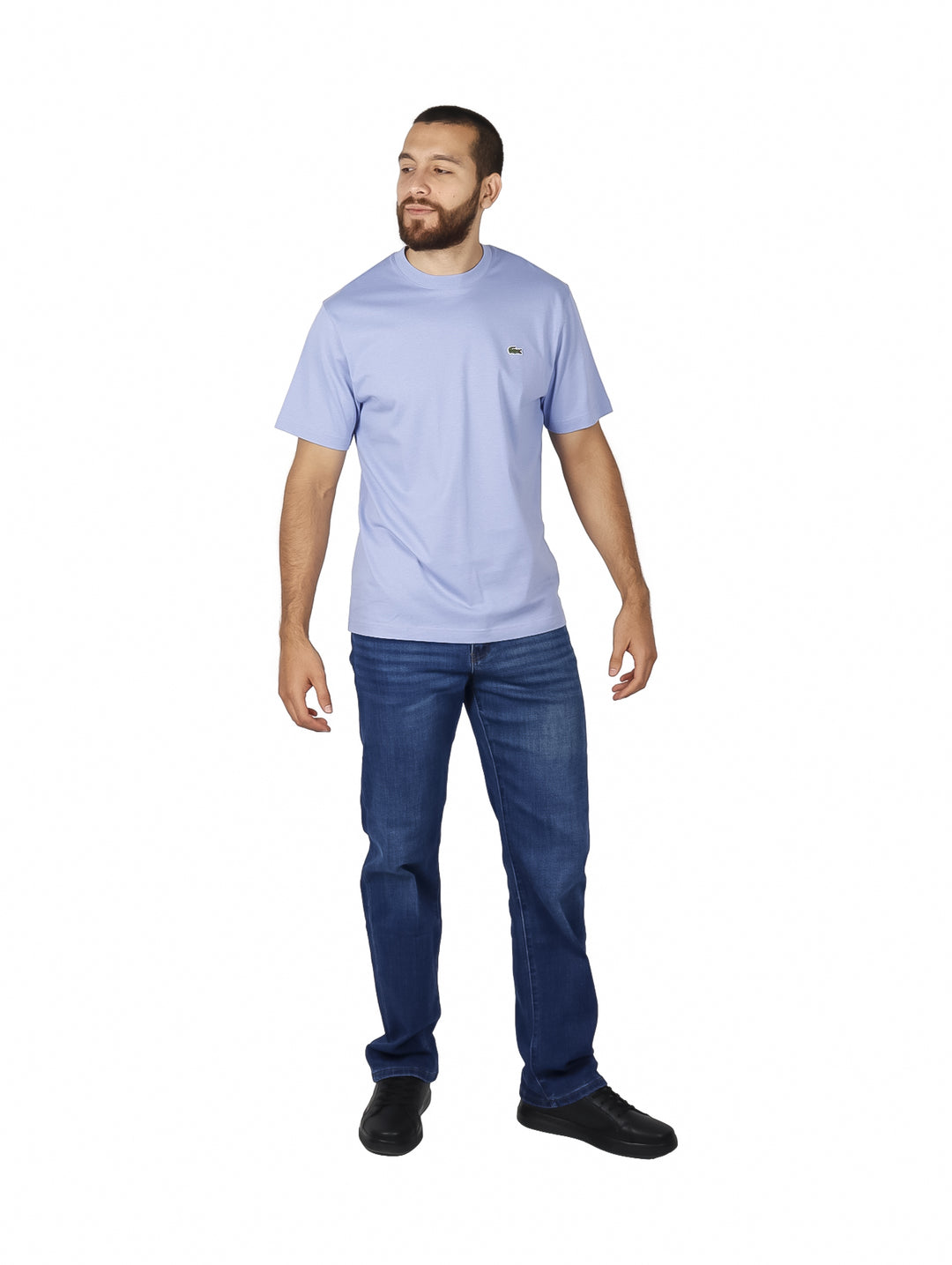 Playera Lacoste Azul Delphinum para Hombre