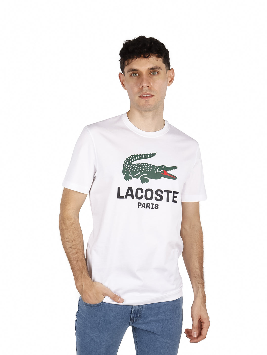 Playera Lacoste Blanco para Hombre