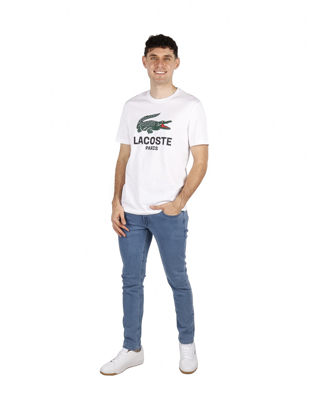 Playera Lacoste Blanco para Hombre