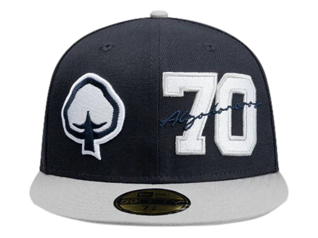 Gorra New Era 59Fifty Dual Logo Color Navy para Hombre