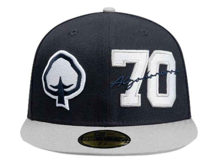 Gorra New Era 59Fifty Dual Logo Color Navy para Hombre