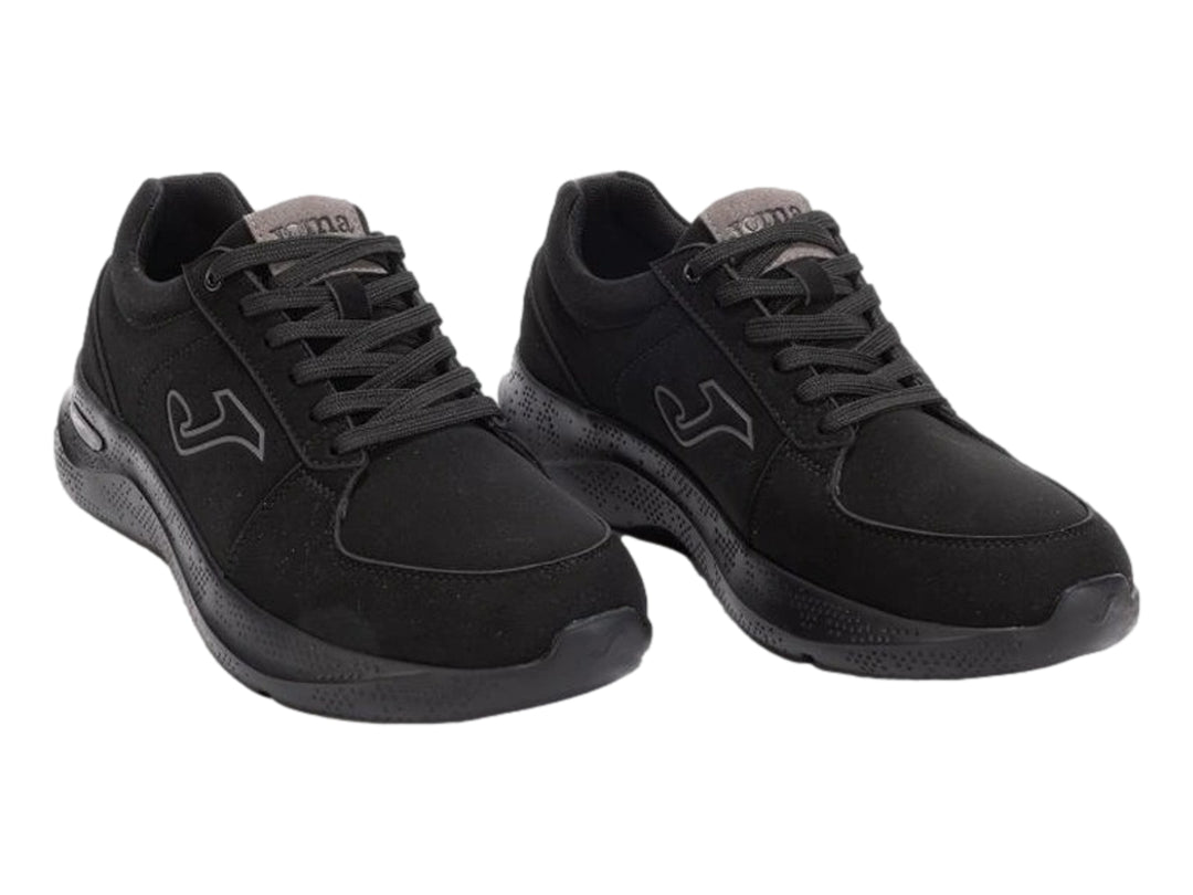 Zapato deportivo Joma color negro para Hombre con suela cómoda y cordones.