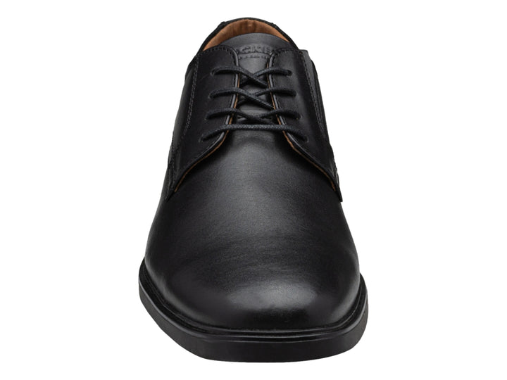 Zapato formal de vestir para Hombre en color negro con cordones y acabado liso.