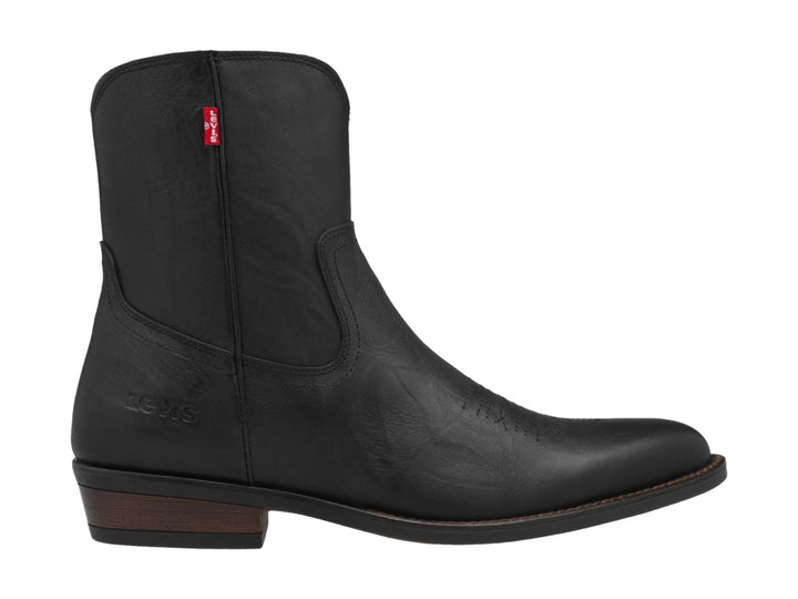 Bota negra de material sintético marca Levi&