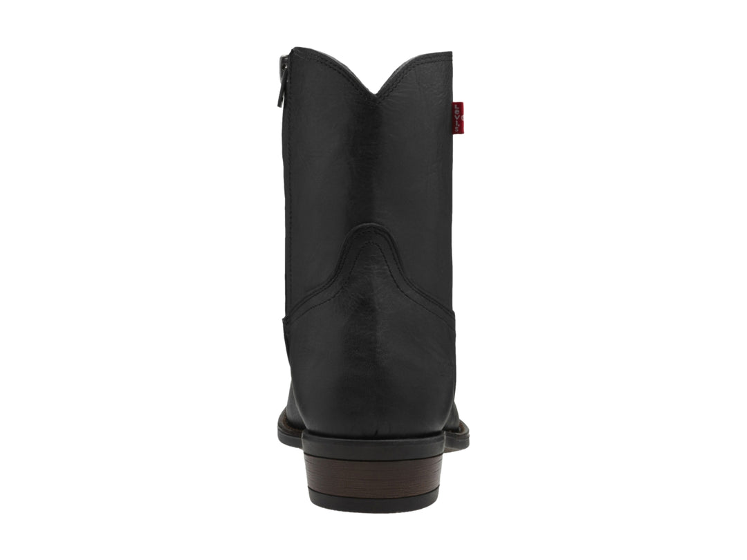 Bota negra de material sintético marca Levi&