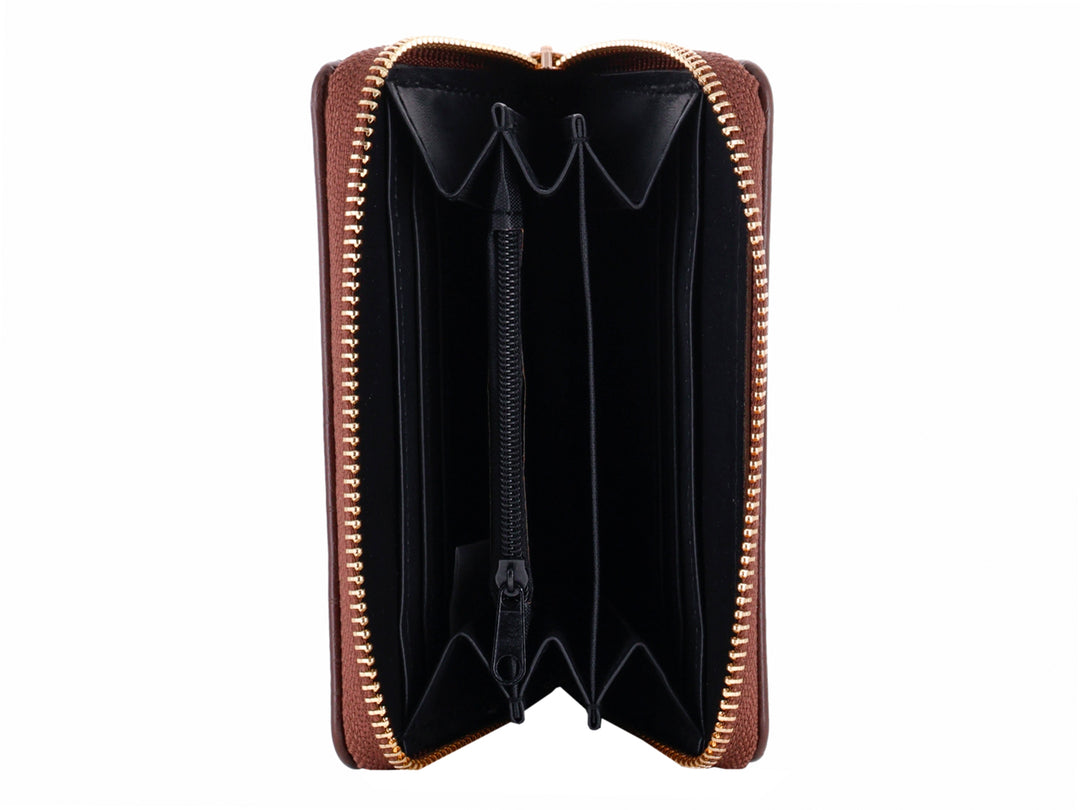Monedero Felianna Color Chocolate para Mujer