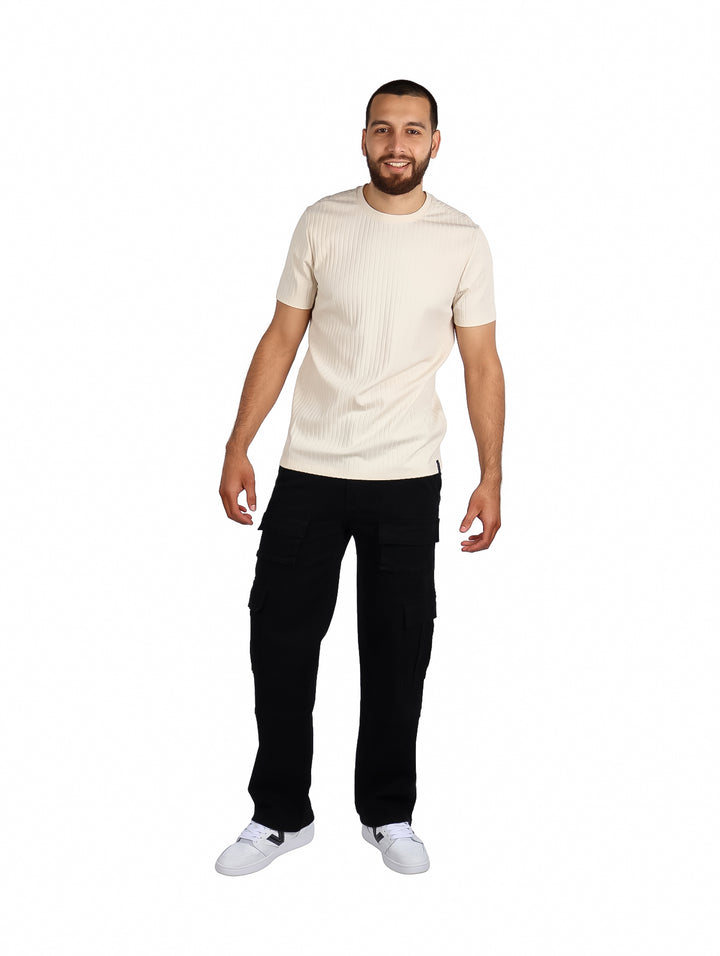 Playera Perry Ellis Color Birch para Hombre