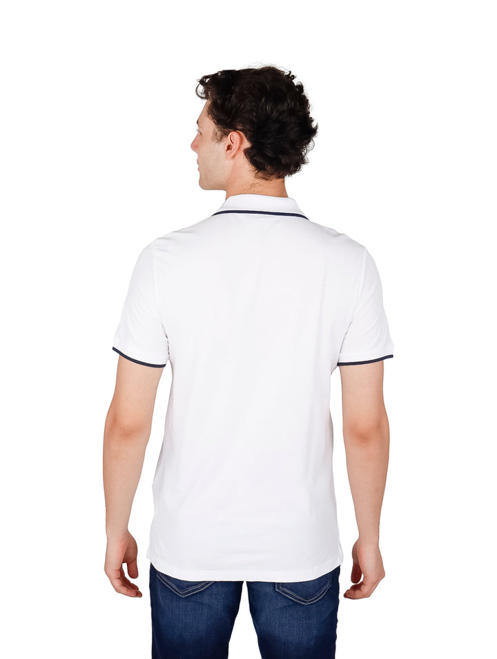 Playera Polo Perry Ellis Blanco para Hombre