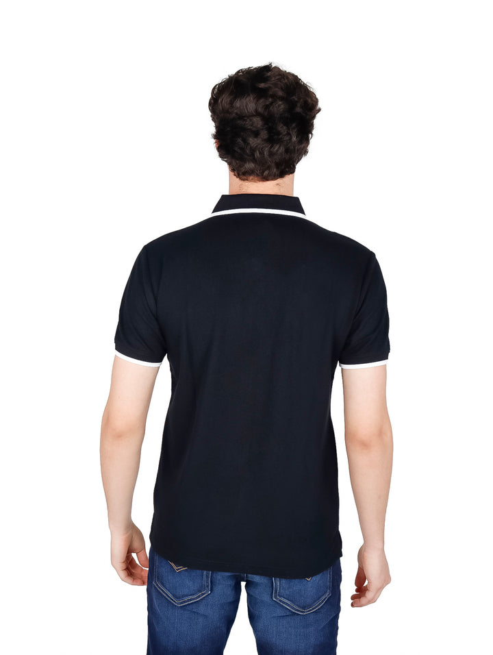 Playera Polo Perry Ellis Negro para Hombre