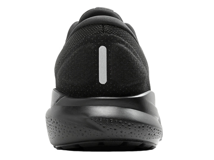 Zapato deportivo Brooks Adrenaline GTS 24 en color negro total con malla transpirable y suela amortiguada.