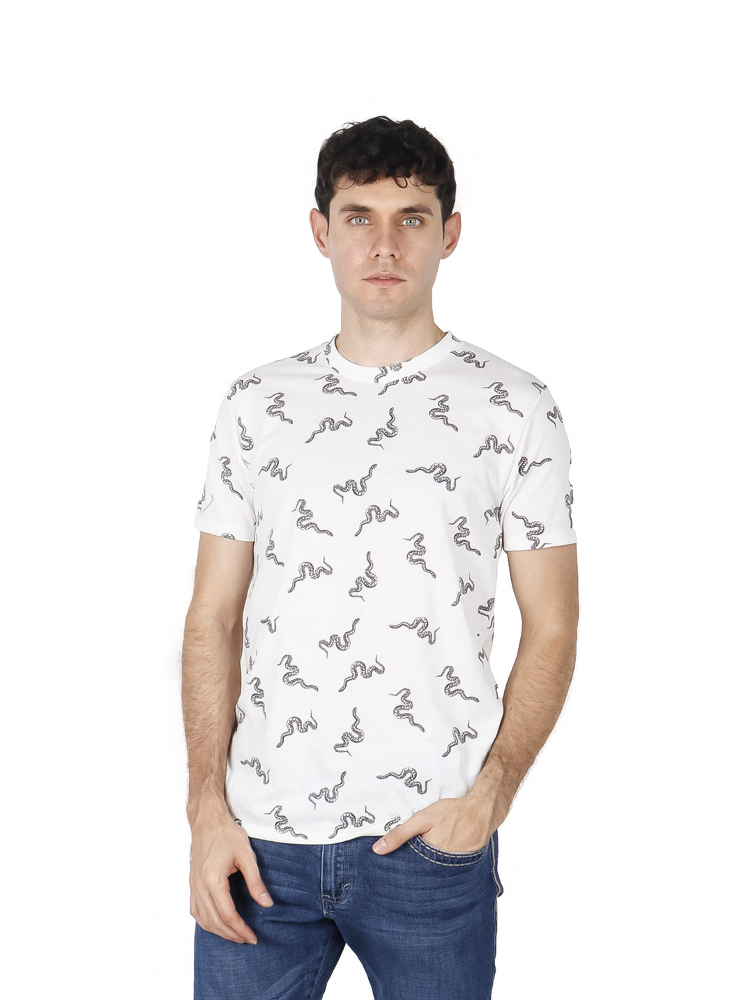 Playera Action Gear Color Hueso para Hombre