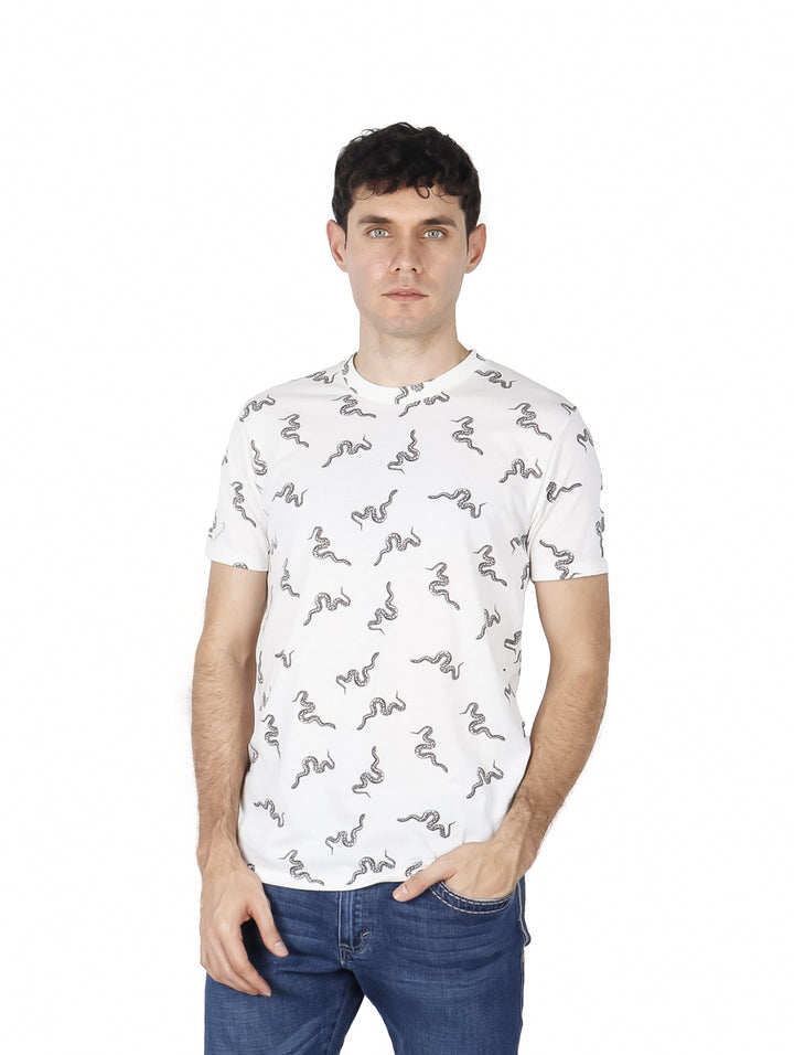 Playera Action Gear Color Hueso para Hombre