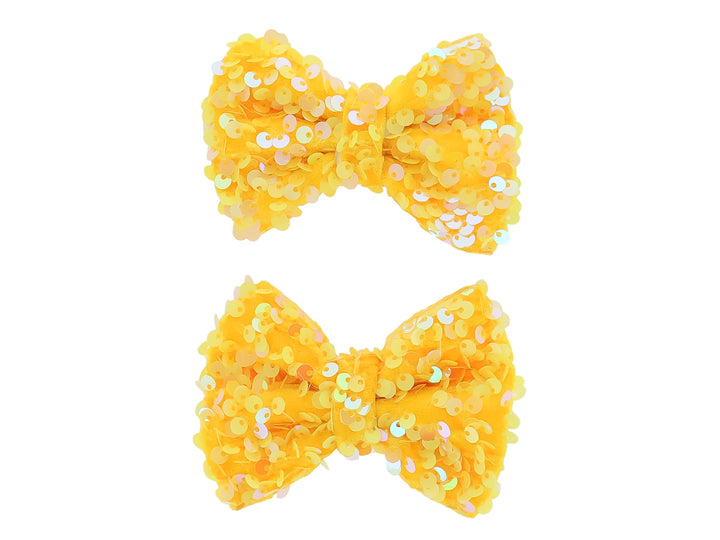 Moño Listonella Amarillo para Niña