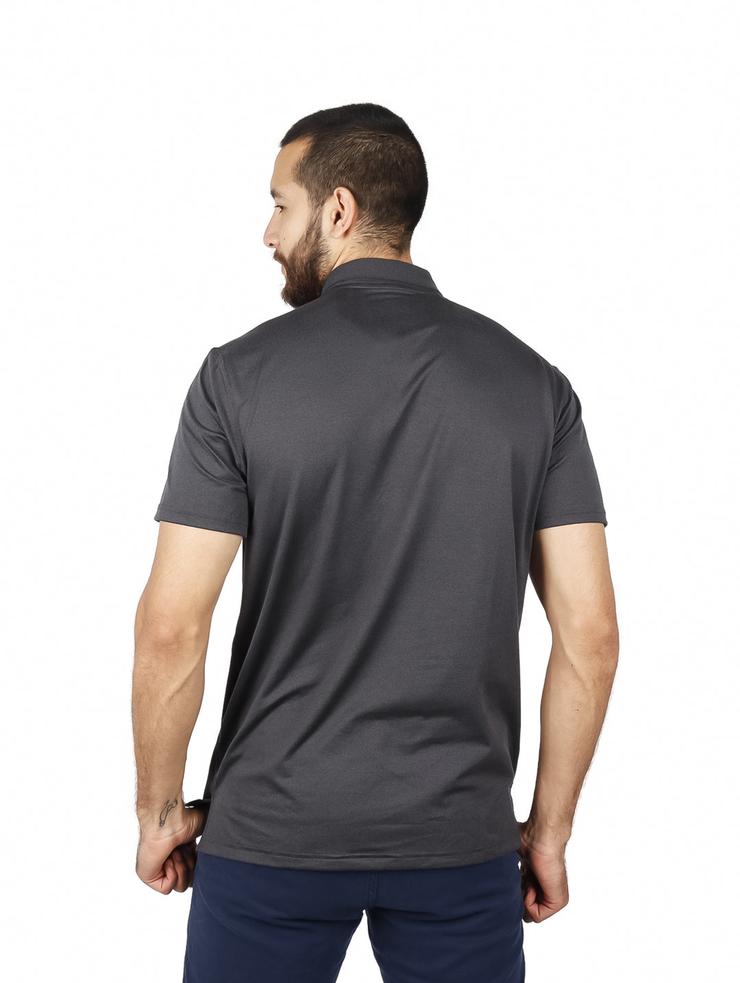 Playera Polo Eddie Bauer Color Gris Carbón para Hombre