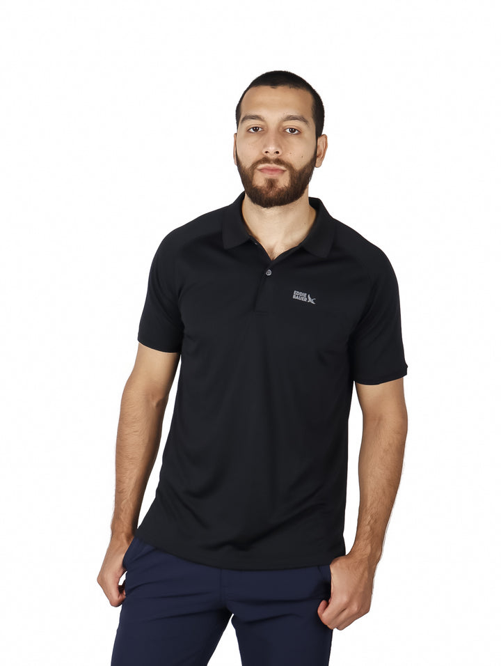 Playera Polo Eddie Bauer Negro para Hombre