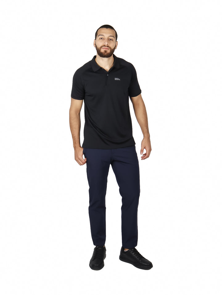 Playera Polo Eddie Bauer Negro para Hombre