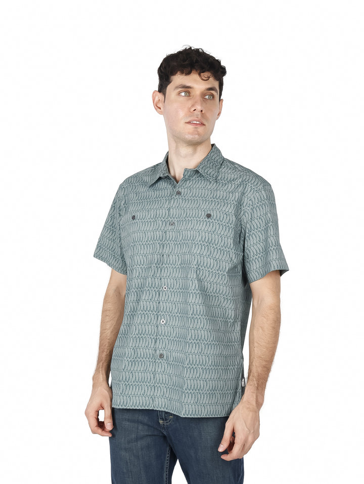 Camisa Eddie Bauer Rainier 3.0 Verde Alpine para Hombre