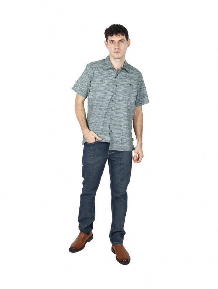 Camisa Eddie Bauer Rainier 3.0 Verde Alpine para Hombre