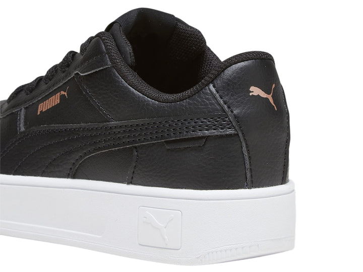 Tenis PUMA Carina Street Negro y Oro Rosa para Niña