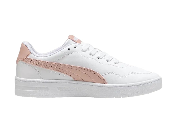 Tenis PUMA Court Lally Blanco y Rosa para Mujer