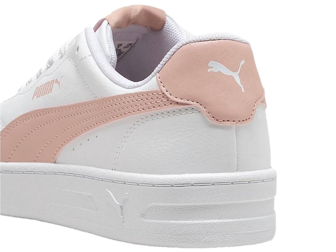 Tenis PUMA Court Lally Blanco y Rosa para Mujer